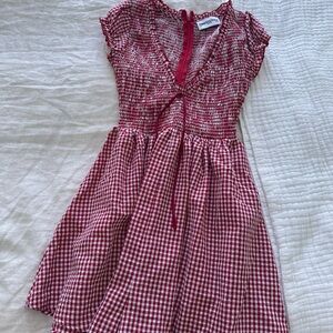 Princess Polly Red Gingham Dress